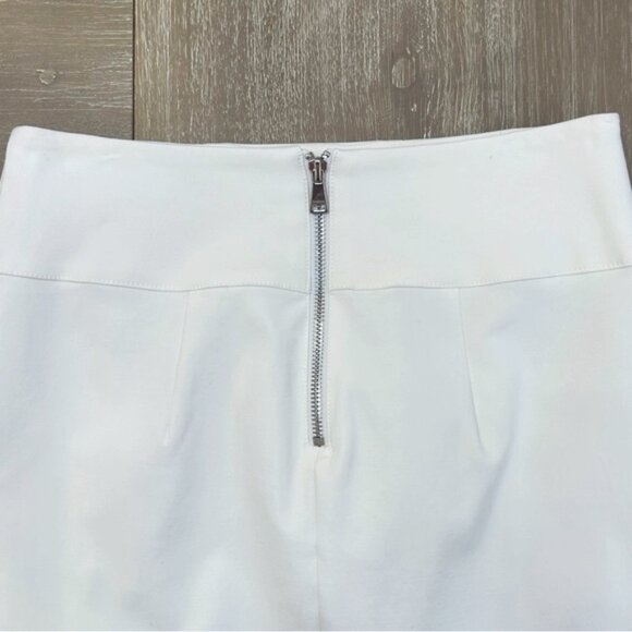 NWT Bebe Josie Modal Pencil Skirt White Size 8 Classic Sleek Workwear Versatile - Picture 6 of 12
